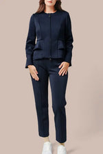 Space Material: Easy Tapered Pants