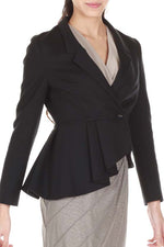 Black Asymmetry Jacket