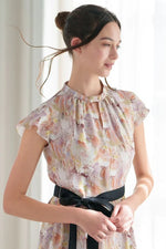 Stretch Georgette: "Womanhood" Long Mermaid Dress