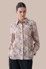 Stretch Georgette: Womanhood Front Fly Shirt