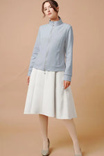 Active Cool: Short A-Line Front Zip Dress