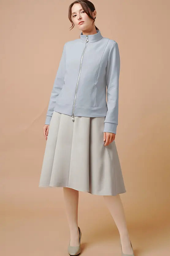 Active Cool: Short A-Line Front Zip Dress