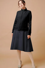 Active Cool: Short A-Line Front Zip Dress