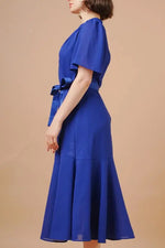 Stretch Chiffon Long Mermaid Dress