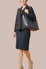 Smart Stretch V-neck I-line Dress