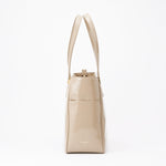 Oak Beige Vegan Enamel Airy Tote