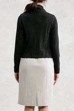 Charcoal Gray Kanazawa Short Cardigan