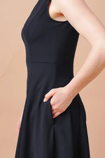 Active Cool: Short A-Line Front Zip Dress