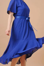 Stretch Chiffon Long Mermaid Dress