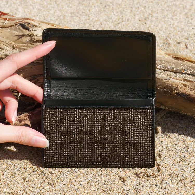 Authentic Oshima Tsumugi: Business card holder