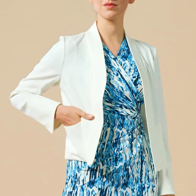 A jacket that can be worn like a cardigan