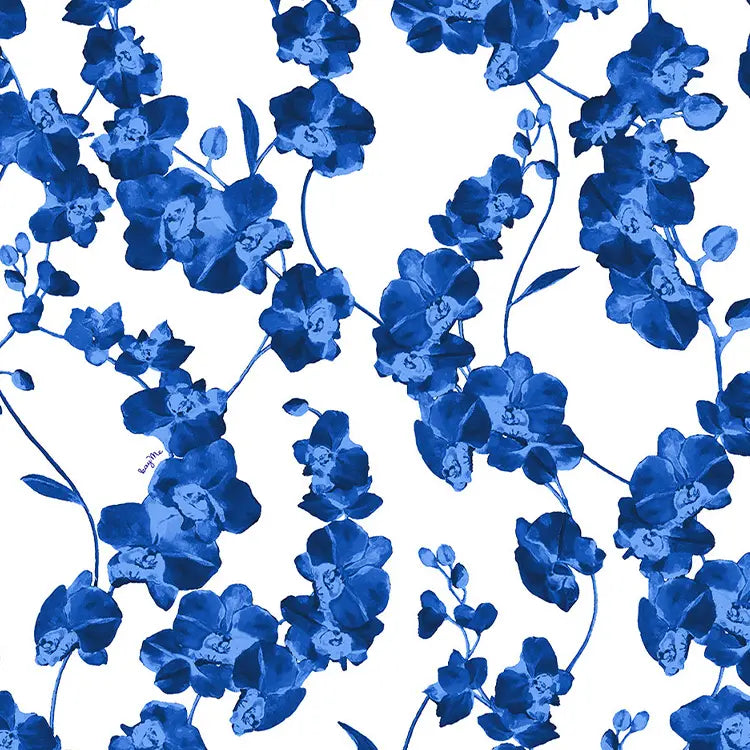 Orchid pattern, a symbol of success and prosperity, will improve your luck