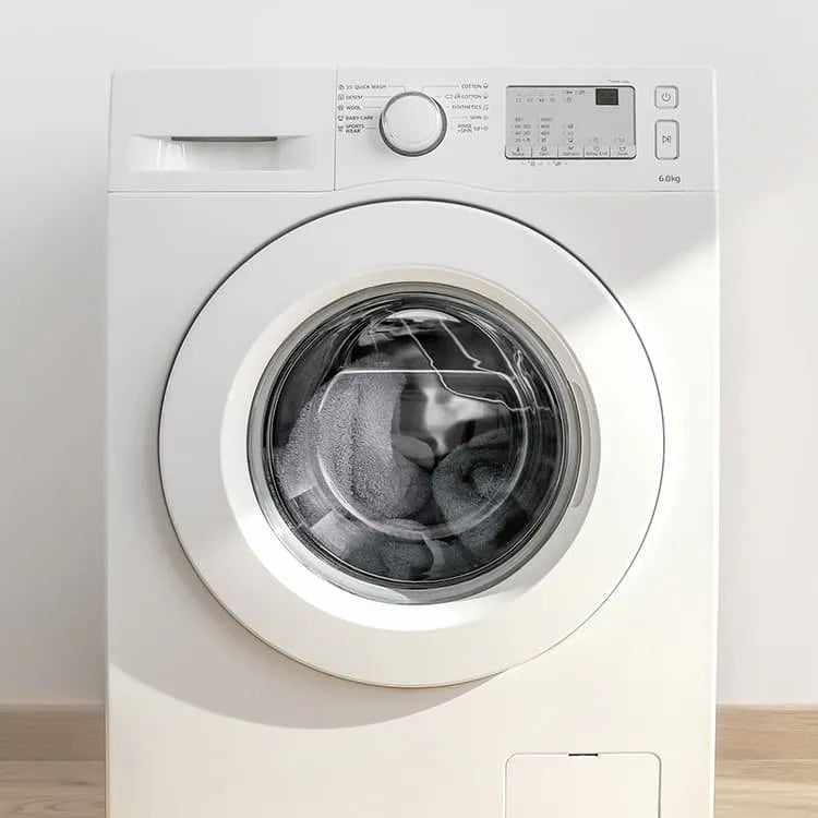 Surprisingly washable, no ironing required