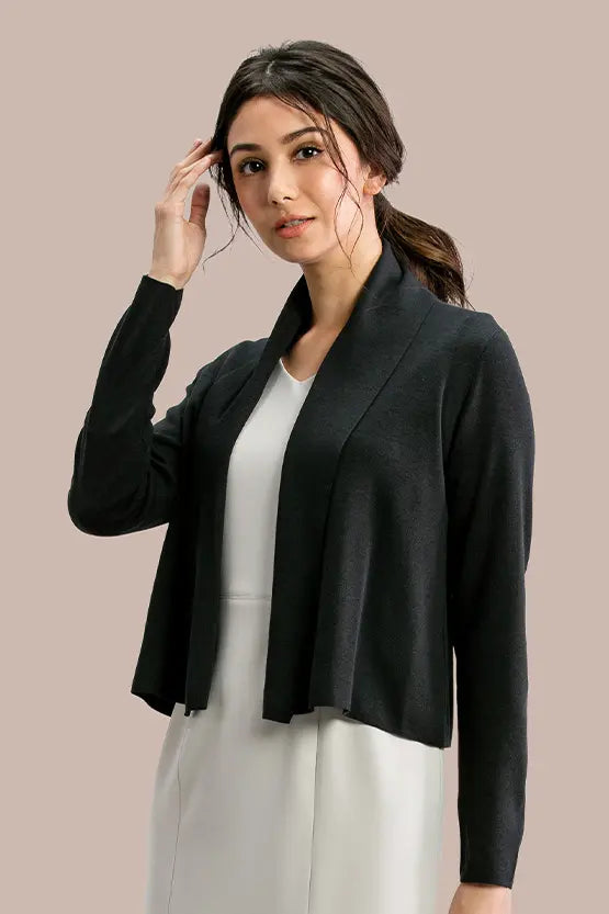 Short cardigan made in Niigata