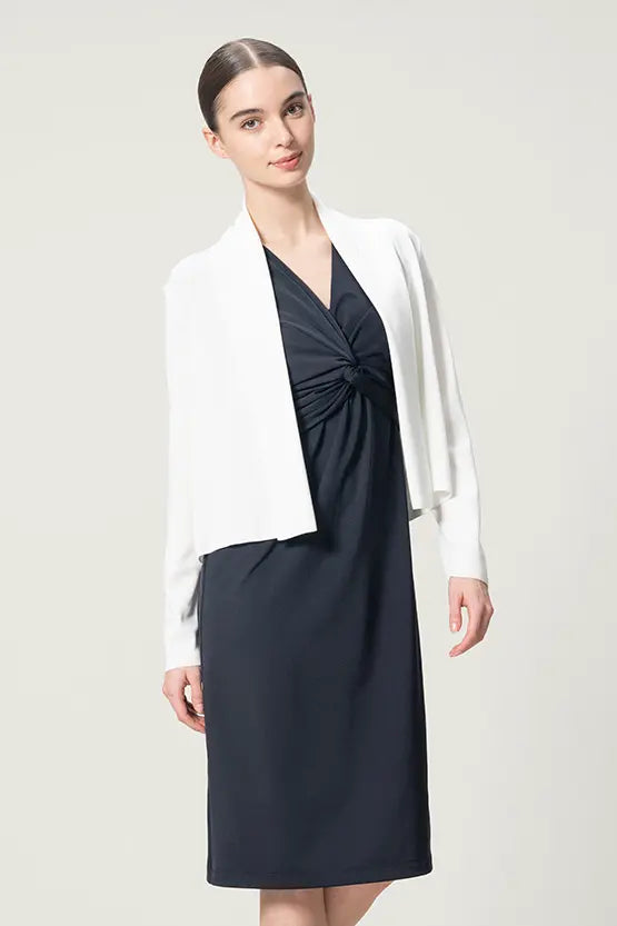 Soft Touch Knit: Short line cardigan