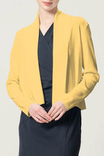 Soft Touch Knit: Short line cardigan
