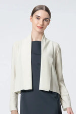 Washable Wool Knit: Short Line Cardigan