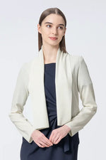 Washable Wool Knit: Short Line Cardigan