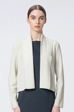 Washable Wool Knit: Short Line Cardigan
