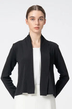 Washable Wool Knit: Short Line Cardigan