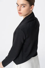 Washable Wool Knit: Short Line Cardigan
