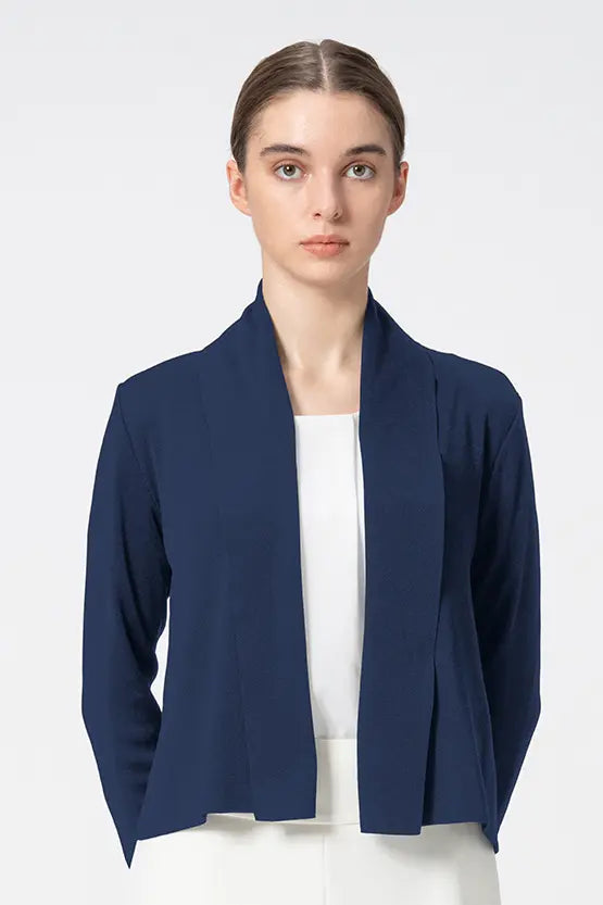 Washable Wool Knit: Short Line Cardigan