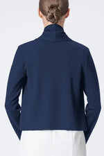 Washable Wool Knit: Short Line Cardigan