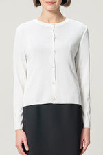 Soft Touch Knit: Crew Neck Cardigan