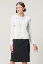 Soft Touch Knit: Crew Neck Cardigan