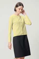 Soft Touch Knit: Crew Neck Cardigan