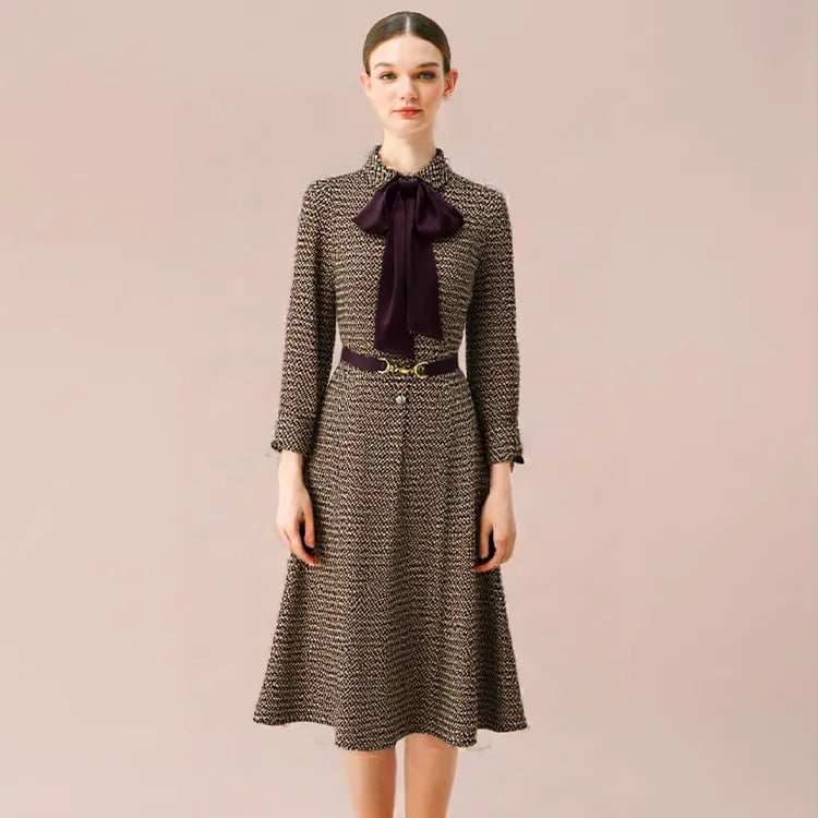 A fit and flare silhouette that exudes femininity and confidence