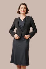 Space Material: Bolero Jacket with Buttons