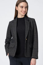 Lame Jacquard: Tailored Jacket