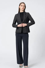 Lame Jacquard: Tailored Jacket