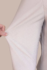 Stretch Jacquard: Collarless Short Jacket