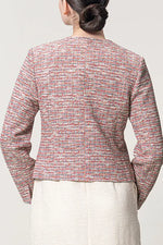 Stretch tweed: Short jacket