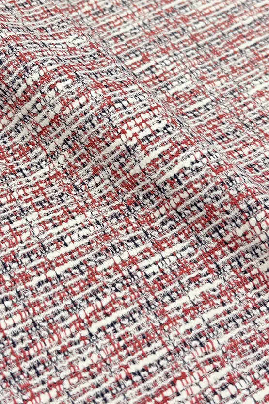 Stretch tweed: Short jacket