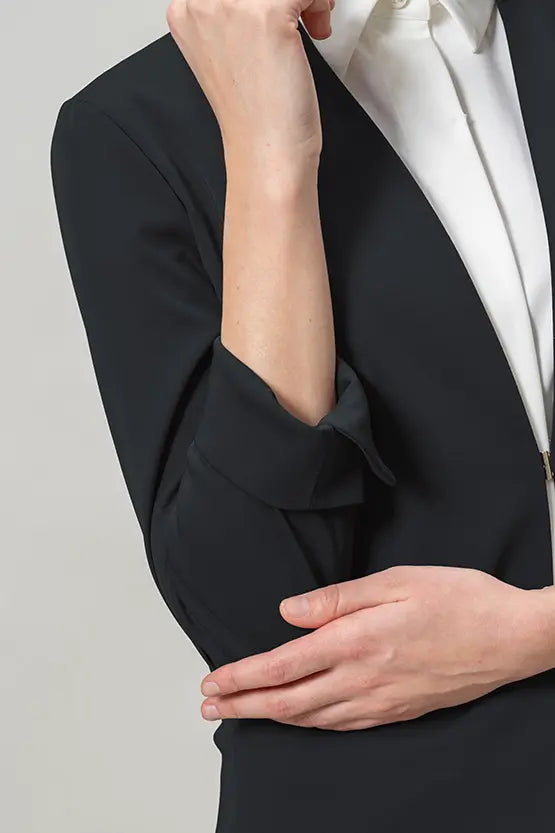 Tech Jersey: Collarless Jacket