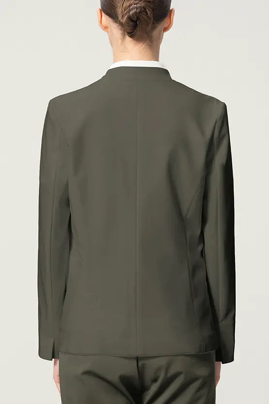 Tech Jersey: Collarless Jacket