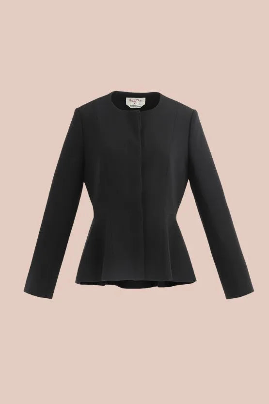 Space Material: Peplum Jacket