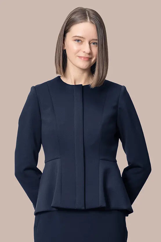 Space Material: Peplum Jacket