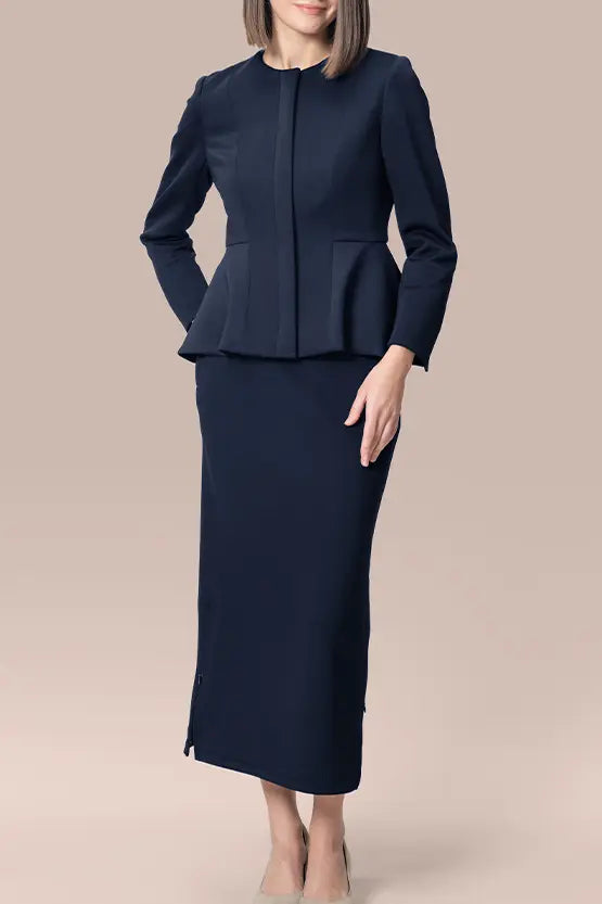 Space Material: Peplum Jacket