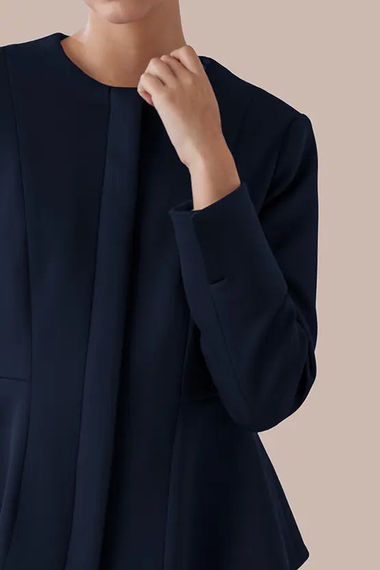 Space Material: Peplum Jacket
