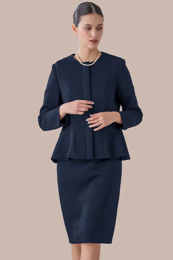 Space Material: Peplum Jacket