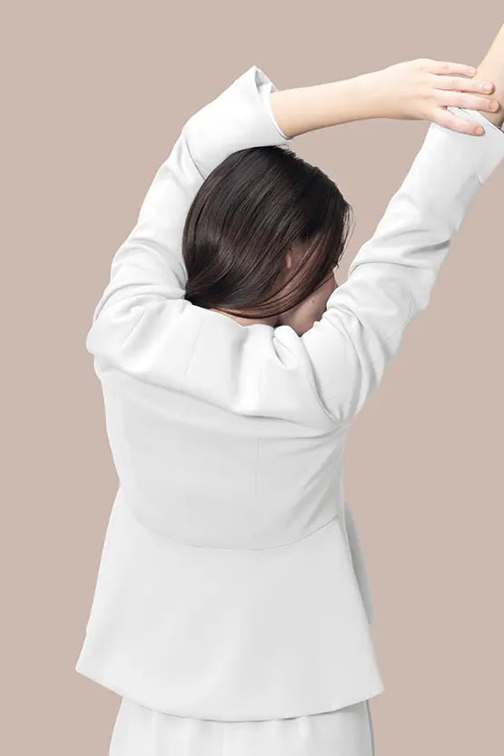 Space Material: Peplum Jacket