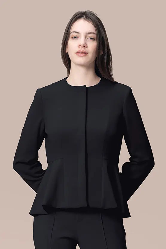 Space Material: Peplum Jacket