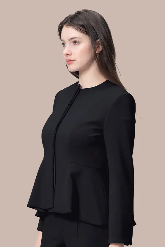 Space Material: Peplum Jacket