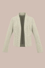 Lame Jacquard:Bolero-Length Jacket