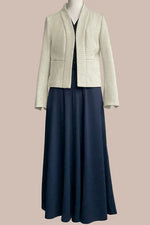 Lame Jacquard: Bolero-Length Jacket