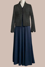 Lame Jacquard:Bolero-Length Jacket